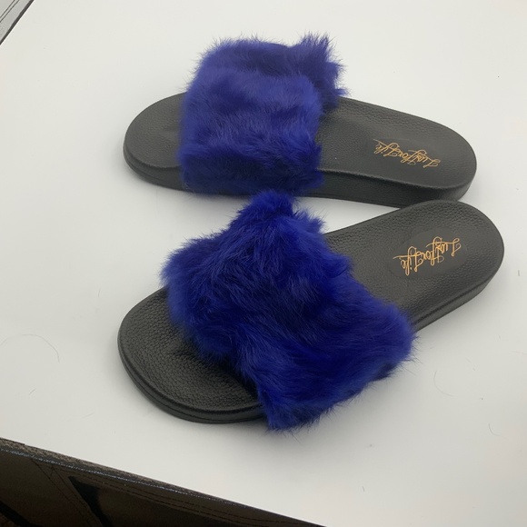 LUST FOR LIFE “CRUISE“ COBALT SLIPPERS - Picture 1 of 5